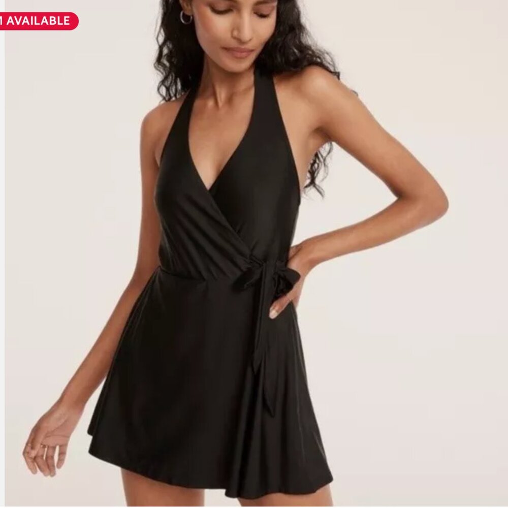 NWT J Crew Halter wrap swim dress 6